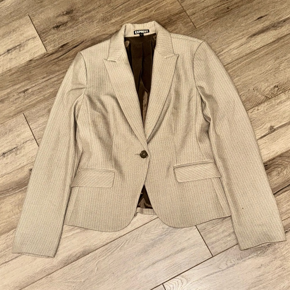 Express Taupe Blazer